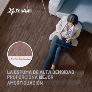 Yes4All Baldosas EVA 30x30 cm 12 unidades Roble Oscuro por 12,73€