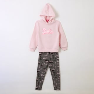 Conjunto Niña Logo Barbie Rosado Barbie por $14.990