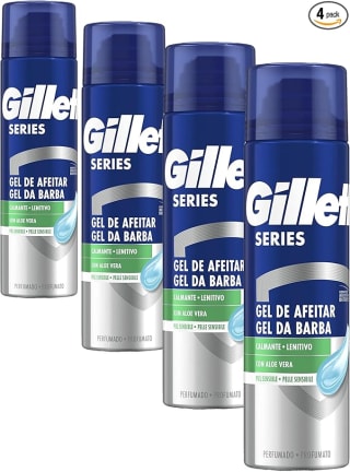 Gillette Series Gel Afeitar Aloe Vera Pack 4x200ml por 7,80€