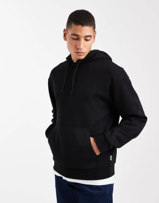 JJ Rebel sudadera capucha negra por 5,84€