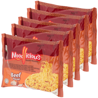 5 pakjes instant noodles voor €0,99 bij de Action