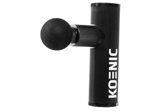 Pistola de masaje KOENIC Lite 4 velocidades y 4 cabezales negra por 24,65€