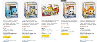 Diverse Pokémon Funk Pop! vanaf €9,99 bij Amazon