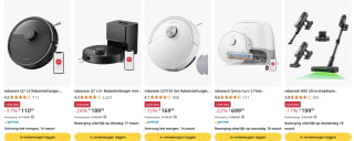 Tot 50% korting op Roborock (robot) stofzuigers bij Amazon