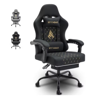 Symino Silla Gaming con Reposapiés por 68,08€