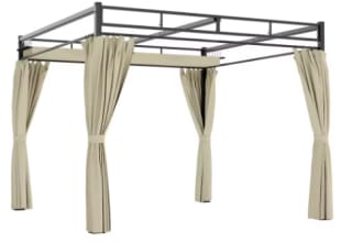 Pérgola Jardín 3x3m Techo Retráctil por 216,87€