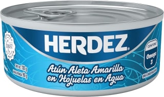 Herdez Atún en Hojuelas en Agua 130g por $15 en Amazon