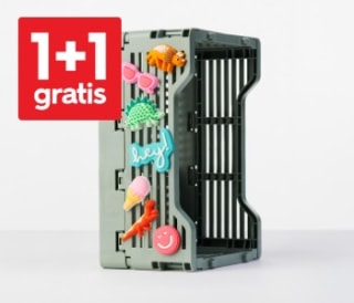 1+1 gratis op klapkratjes, letters en patches bij HEMA