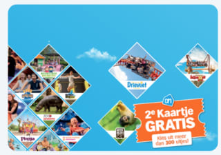 Sparen voor2e kaartje gratis bij de AH