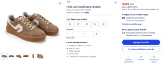 Tenis Levi's Swift por $423 | Oferta Coppel