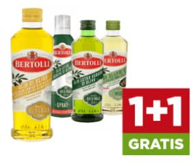1+1 gratis op alle Bertolli Olijfolie bij Plus Supermarkt