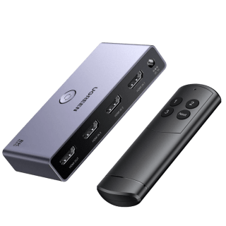 UGREEN HDMI 2.1 3 in 1 Switch 4K120 8K60 £28.50 with code RMNUK25