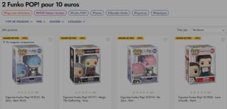 2 Funko POP! pour 10 €