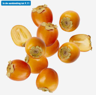 1 Kg Kakifruit voor €1,69 bij de Aldi