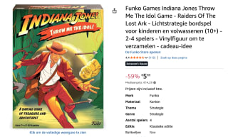 Indiana Jones - Throw me the Idol voor €5,83 bij Amazon