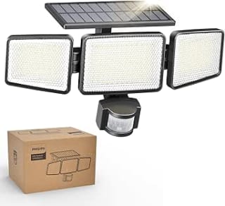 Philips Solar Security Light Outdoor Light 302 LEDs 1200lm. Sold by Favourline-UK FBA
