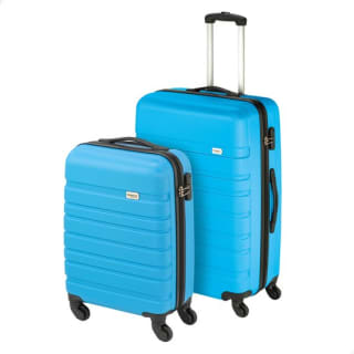 Princess Traveller Singapore - Kofferset 2-delig - Clear Blue - voor €64,38 bij Bol