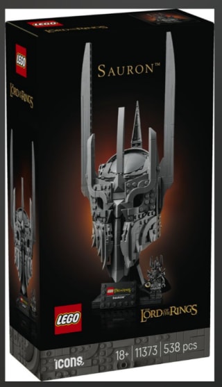 LEGO 11373 Le Seigneur des Anneaux : le casque de Sauron à 59,99€