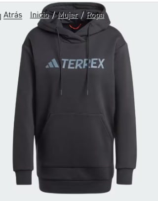 Polerón con Capucha Terrex Multi Logo Grande por solo $21.990 en Adidas