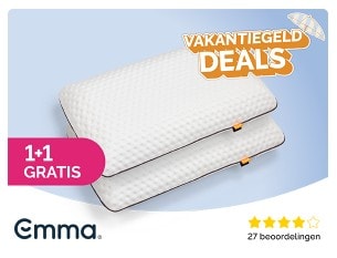 1+1 gratis op Hoofdkussen Emma Original Cooling Adapt bij Beter Bed