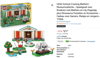 LEGO Animal Crossing Blathers' Museumcollectie voor €41,99 dmv code bij Amazon