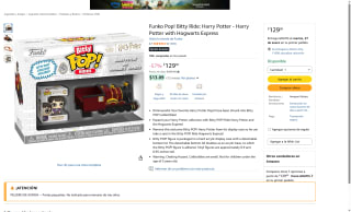 Funko Pop! Bitty Ride Harry Potter Expreso Hogwarts por $129 | Amazon