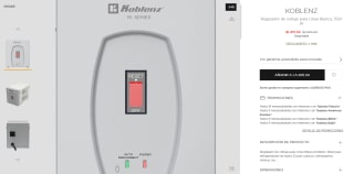 Regulador Koblenz de Voltaje Línea Blanca 1550W por $1,451 | El Palacio de Hierro