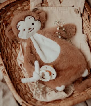 Monkiezz/Happy horse knuffelaapje