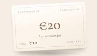 €20 korting bij besteding vanaf €50 bij Stretchshop