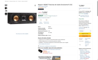 Bocina Central Klipsch R-25C por $3007 | Oferta Amazon
