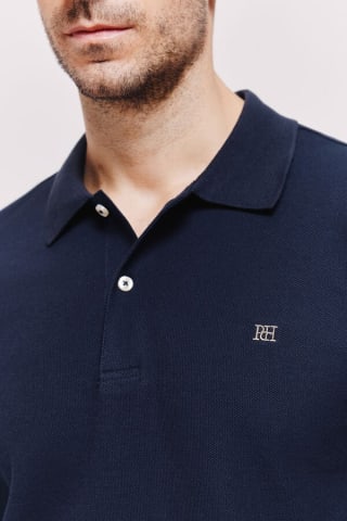 Polo manga larga Pedro del Hierro, tallas S a XXL, 2 colores por 15,79€