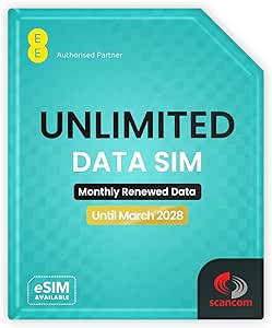 EE Unlimited Data SIM (600GB fup) monthly till Mar 2028, w/voucher - Sold by Scancom_