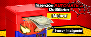 Hucha Infantil Caja Fuerte Niños, Spiderman Hucha ATM Electrónica por 19.71€