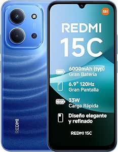 Móvil Xiaomi REDMI 15C Smartphone de 4+256GB por 113.08€