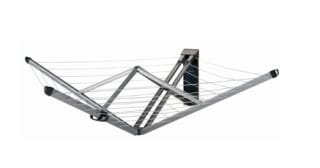 Brabantia wanddroger WallFix metallic grey 24 m voor €70,85 bij Karwei