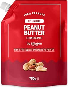 by Amazon Crema De Cacahuete Crujiente, 750g por 3.81€