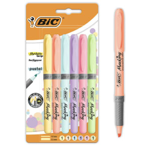 BIC Highlighter Grip Pastel a solo 2,63€