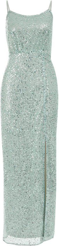 WE Fashion Dames Maxi jurk met pailletten voor €40 bij Bol