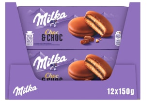 Pack 12 x 150g de MILKA Bizcochito choc & choc por 17.04€