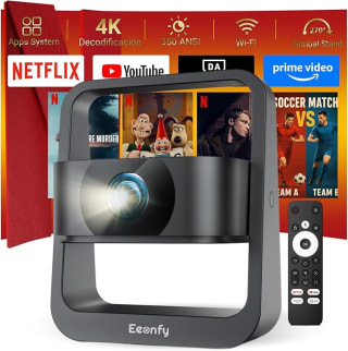 Eeenfy Proyector Portátil, Proyectore TV con 350ANSI, 1080P Soporte por 65,99€