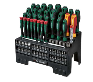 PARKSIDE Set de destornilladores y puntas, 101 piezas por 17.99€