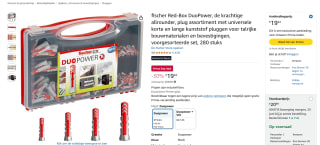 Fischer DuoPower pluggendoos voor €19,94