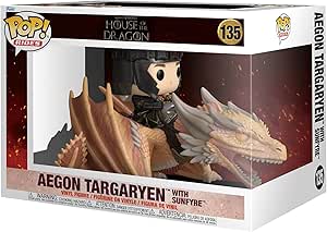 Funko Pop! Rides: Casa del Dragón - Aegon Targaryen con Fuego Solar por 12.99€