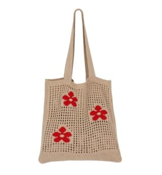 Bolsa de playa de ganchillo por 2.99€.