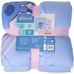 Lazy all-in-one kinderdekbed Stitch 1-persoons voor €19,95 bij de Action