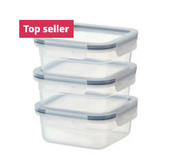 15% korting op alle voedselopbergers bij Ikea