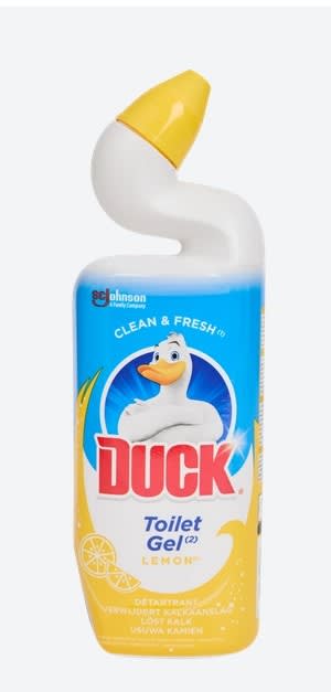 Gel WC Clean & Fresh Duck Lemon 750ml por 1.58€.