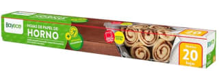 20 hojas papel de Horno marca Bayeco por 0.99€