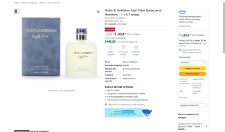 Perfume Dolce & Gabbana Azul Claro 200ml por $1,404 | Oferta Amazon
