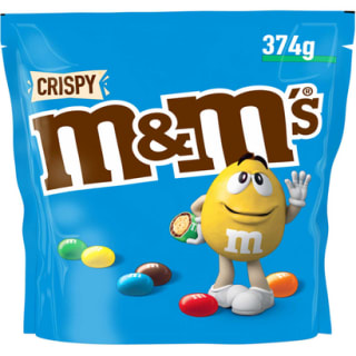 2x M&M's Crispy 374g voor €0,50 bij Foodello